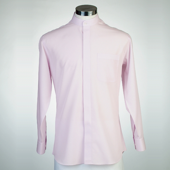 차이나카라셔츠 핑크 - 목회자셔츠